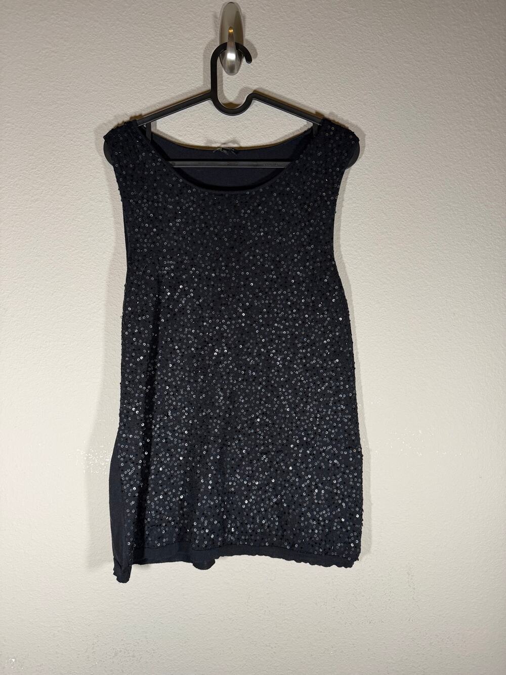 LOFT Women’s XL Navy Blue Polka Dot Sleeveless Tank Top
